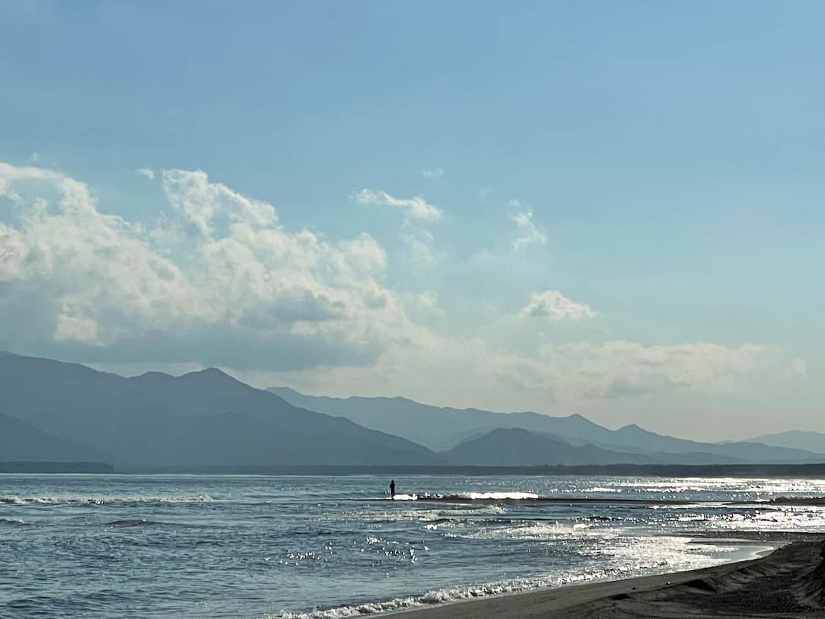 目の前に広がる海